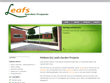 Tablet Screenshot of leafsgardenprojects.com
